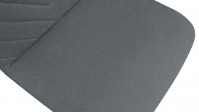 Стул «Шерри» К3 Черный муар/Микровелюр Jercy Graphite в Асино - asino.katalogmebeli.com | фото 3