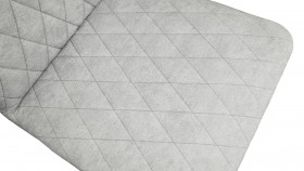Стул «Стенли» К1С Черный муар/Микровелюр Duna Silver в Асино - asino.katalogmebeli.com | фото 3