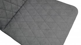 Стул «Стенли» К1С Черный муар/Микровелюр Duna Steel в Асино - asino.katalogmebeli.com | фото 3