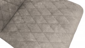 Стул «Стенли» К1С Черный муар/Микровелюр Wellmart Latte в Асино - asino.katalogmebeli.com | фото 3
