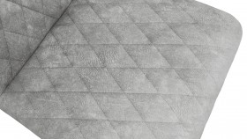 Стул «Стенли» К1С Черный муар/Микровелюр Wellmart Silver в Асино - asino.katalogmebeli.com | фото 3
