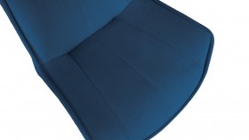 Стул «Тейлор» К1С Исп. 2 Белый/Велюр Confetti Blue в Асино - asino.katalogmebeli.com | фото 3