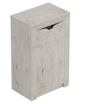 Тумба с дверцей и ящиком Соренто Дуб бонифаций/Кофе структурный матовый в Асино - asino.katalogmebeli.com | фото