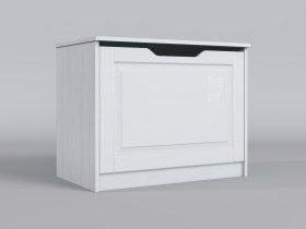 Ящик для игрушек Классика (Белый/корпус Выбеленное дерево) в Асино - asino.katalogmebeli.com | фото