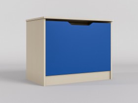 Ящик для игрушек Скай (Синий/корпус Клен) в Асино - asino.katalogmebeli.com | фото